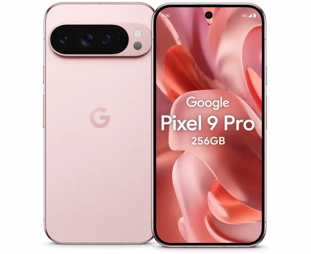 Google Pixel 9 Pro in rose pink