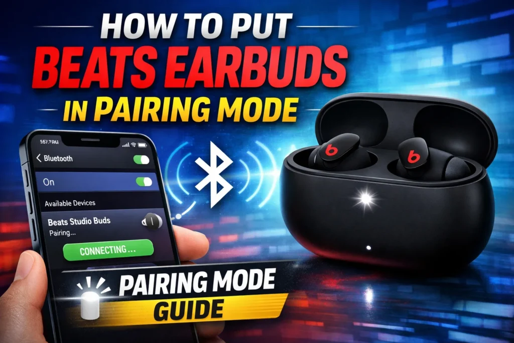 how to put beats earbuds in pairing mod