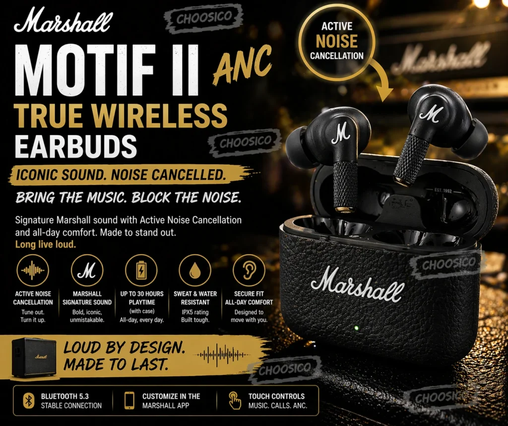 Marshall earbuds_ loud, iconic, wireless