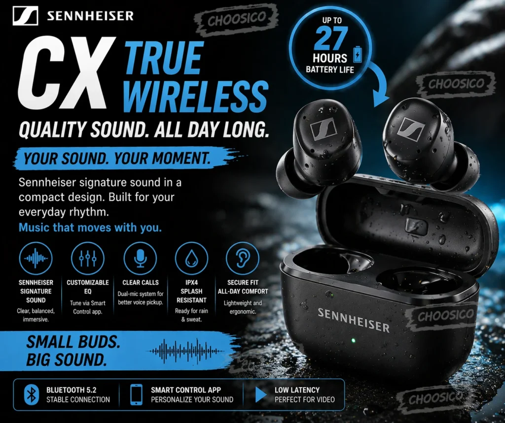Sennheiser CX True Wireless earbuds
