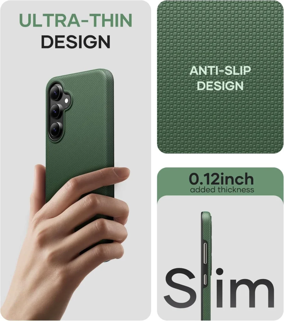 sslotscase for samsung galaxy s24 fe case thin design