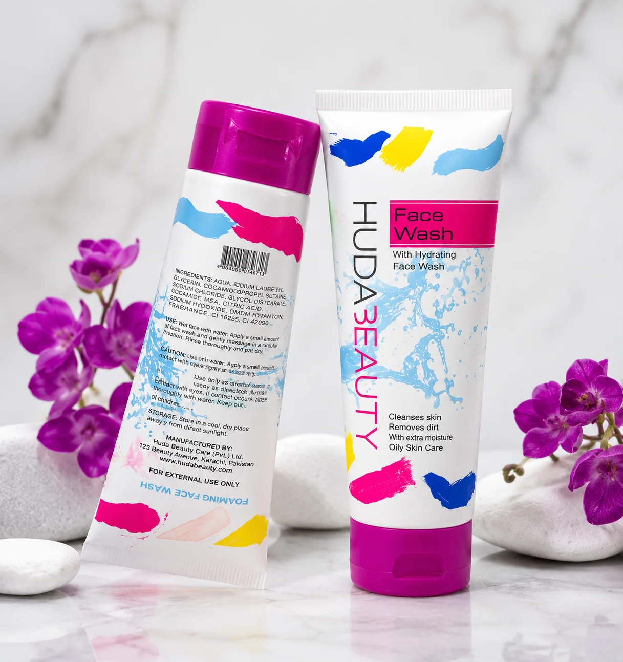 Huda Beauty Whitening & Brightening Face Wash – 100ml
