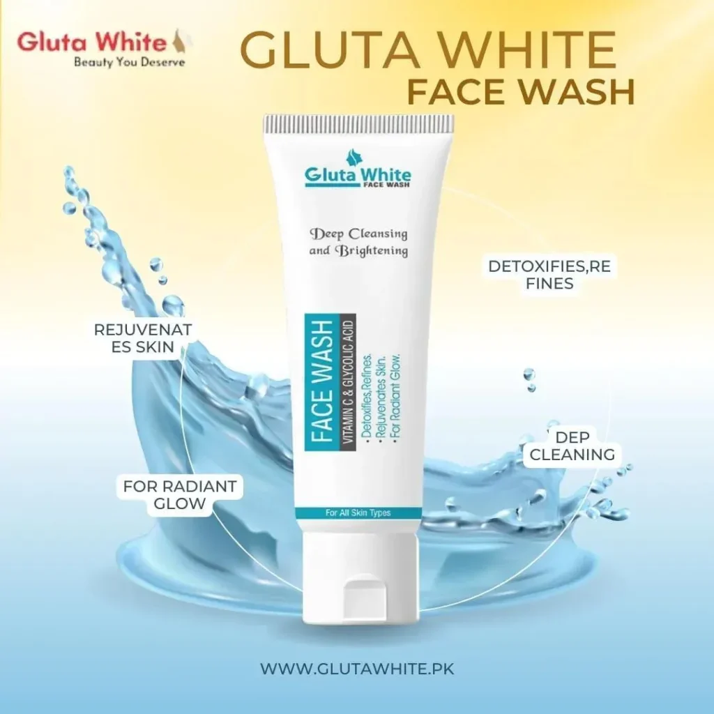 Shop Gluta White Brightening Face Wash for All Skin Types Fast Delivery