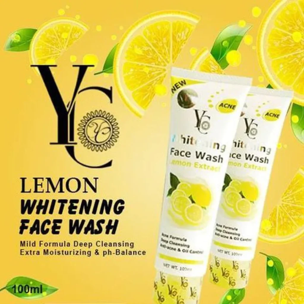 Shop YC Whitening Face Wash Lemon Extract 100ml — PKR 780 ? Online – Fast Delivery