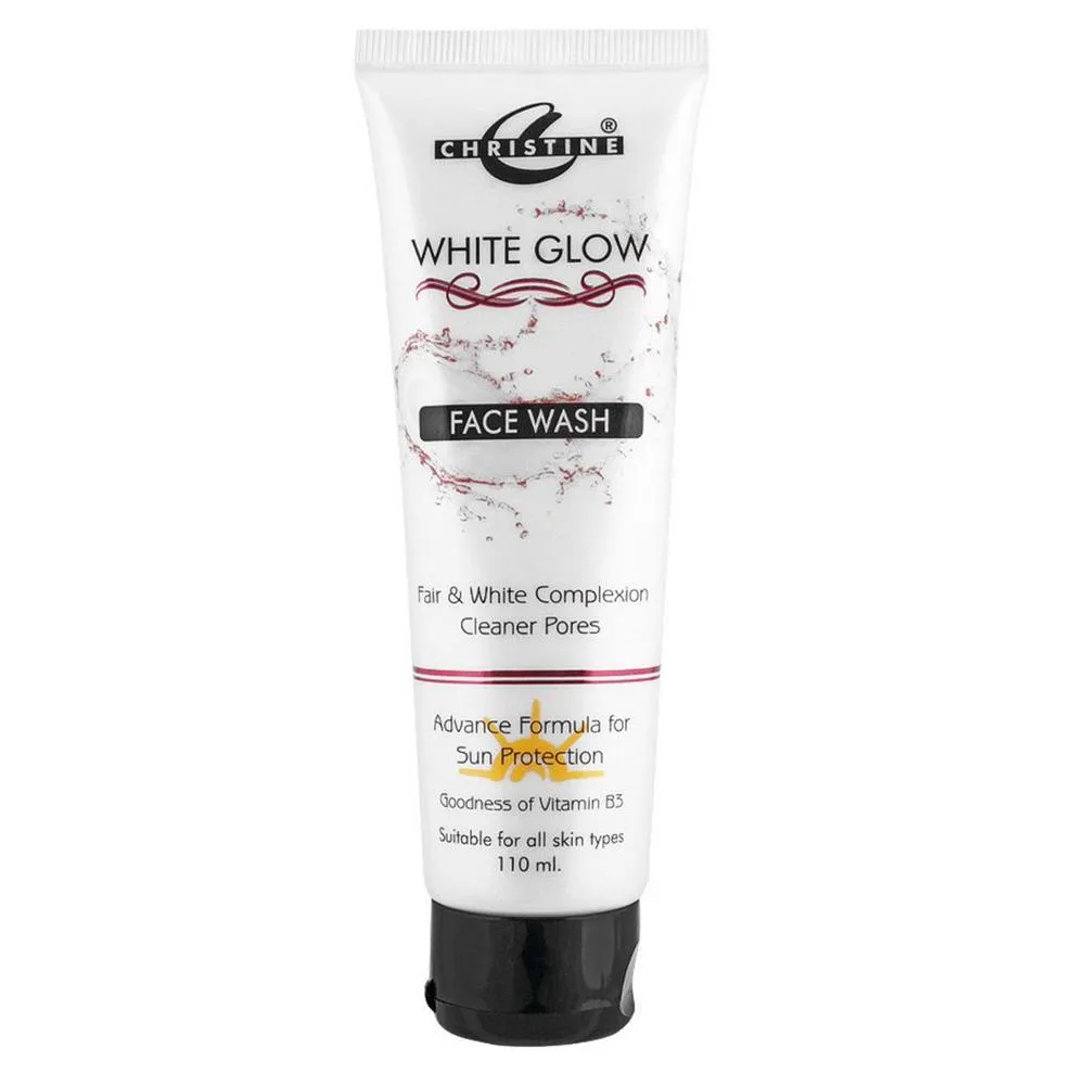 Get Christine White Glow Face Wash 110ml Brightening Pore Cleanser ? – Order Now