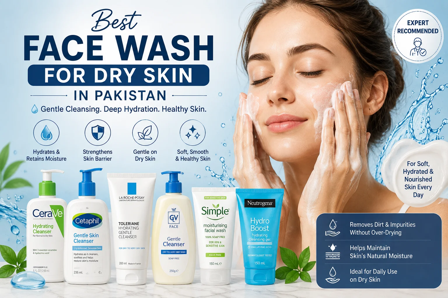 Best Face Wash for Dry Skin in Pakistan