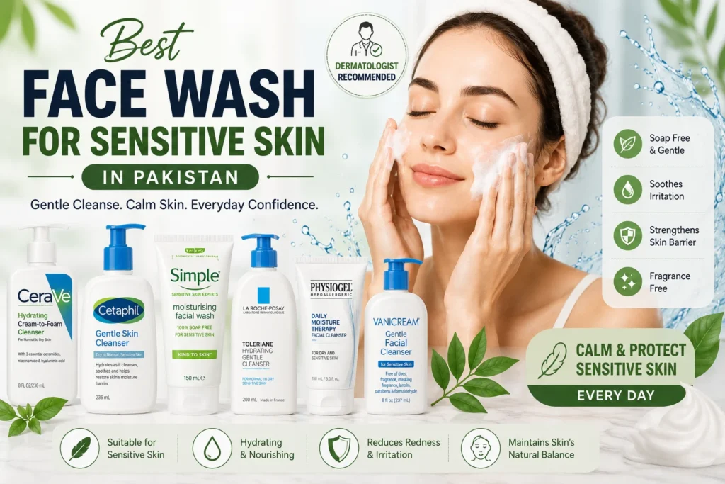 Best Face Wash for Sensitive Skin in Pakistan